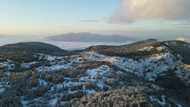 斯皮尔山上的雪